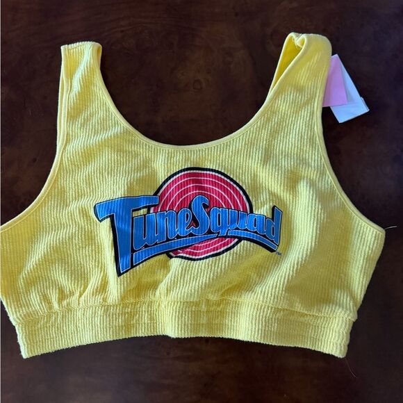 Warnerbrothers Looney Tunes Space Jam Tunesquad Crop Top Tank NWT Size L - Picture 2 of 4